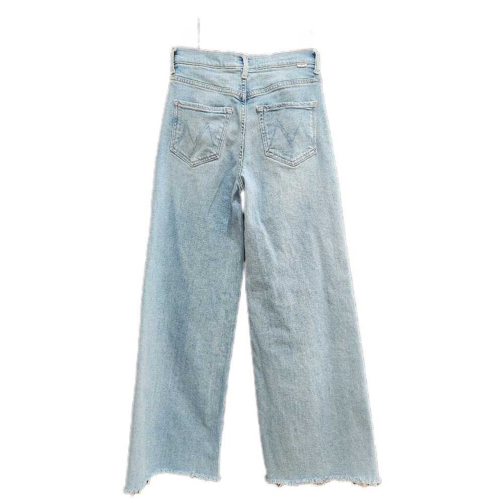 MOTHER Denim Ditcher Roller, Zip Sneak, Can You Dig It wash, wide leg jeans W 25 - Picture 3 of 8
